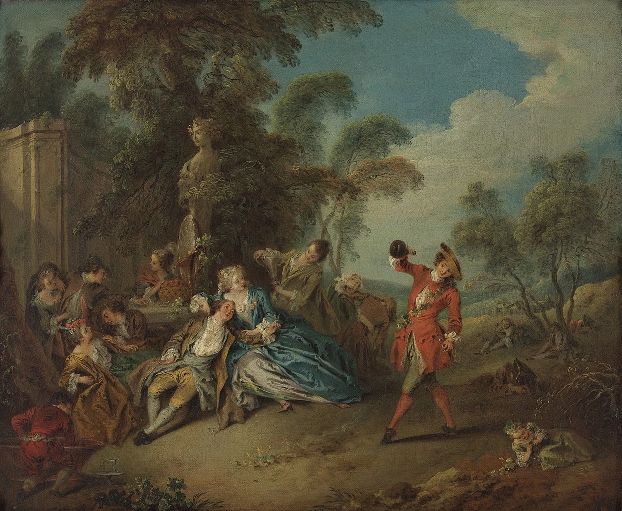Festa con giovane che versa il vino - Museo Boijmans Van Beuningen